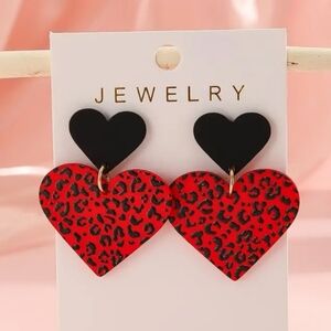 Double Heart Earrings.